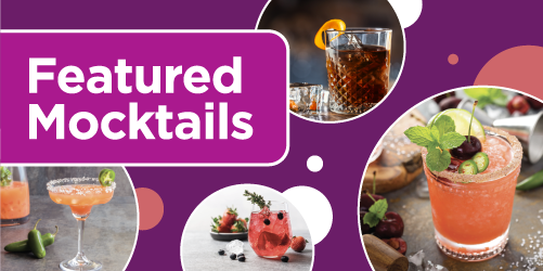 Try a mocktail, don't miss a thing.
