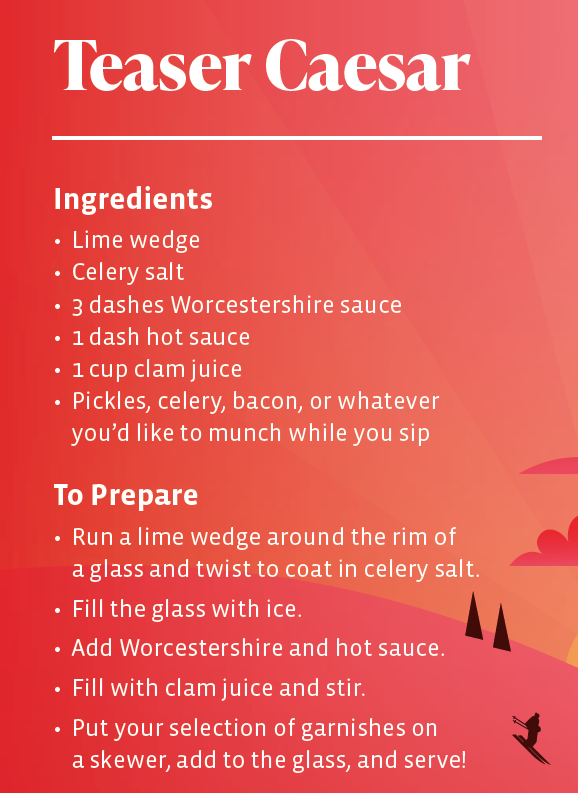 Teaser Ceaser recipe card