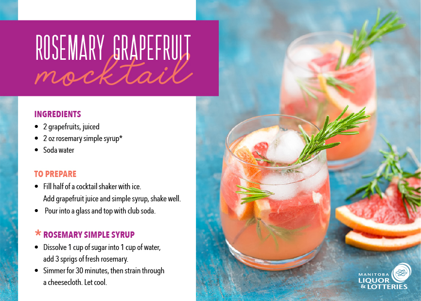 Rosemary Grapefruit recipe card