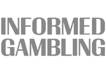Grey text of INFORMED GAMBLING