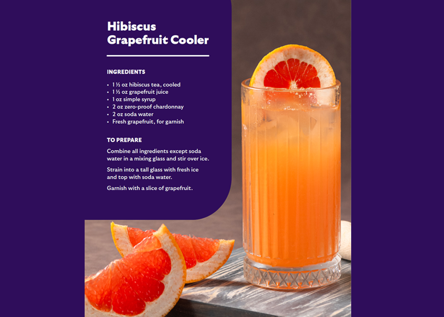 Hibiscus Grapefruit Cooler Recipe